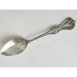 Sterling Silver Towle Old Colonial Teaspoon 5 5/8” Nashville Souvenir 1895 P
